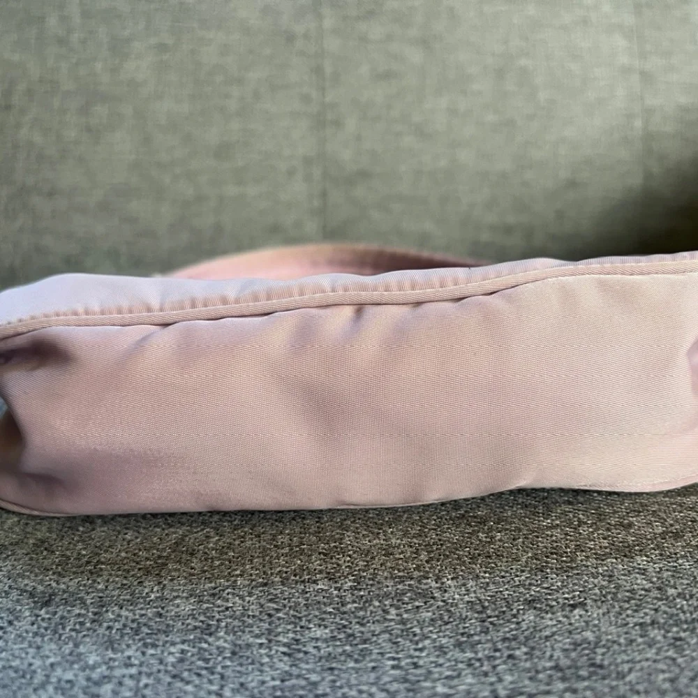 Prada Vintage Tessuto Logo Nylon Mini Bag in Pale Pink Lavender - Picture 10 of 16